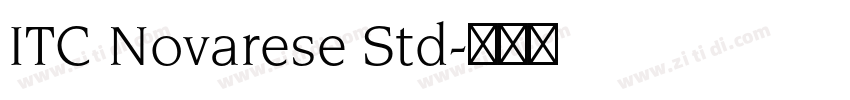 ITC Novarese Std字体转换